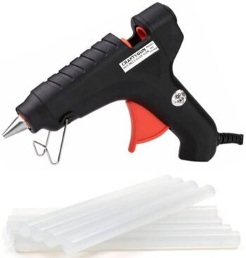 CRAFTYGUN GLUE GUN BLACK 40 WATT RED TRIGGER (11MM 8 GL...
