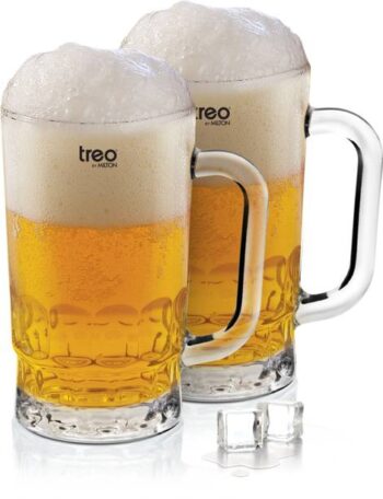 TREO GUSTO COOL Glass Beer Mug