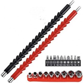 Tanya 21 pcs Hardware Accessories Flexible Shaft Bit Sc...
