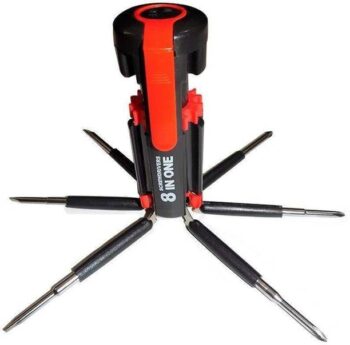 Craftale 08 in 1 Multi-Function Screwdriver Kit with LE...