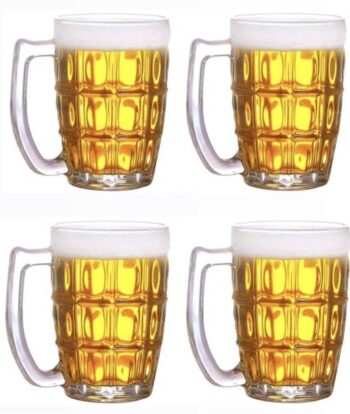 DHANSAL Glass Serving Bowl 2300 ml Glass Mixing, Servin...