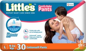 Little's Comfy Baby Pants, Standard, Large, 30 Count Wi...