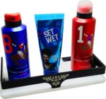 Bathroom Shelf Wall Mount/Kitchen Shelf, WHITE & BLACK Rack(15"X5" INCH)) Acrylic Wall Shelf