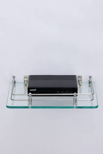 Kaaple Glass Setup Box Stand 10x9 Inch Glass Wall Shelf