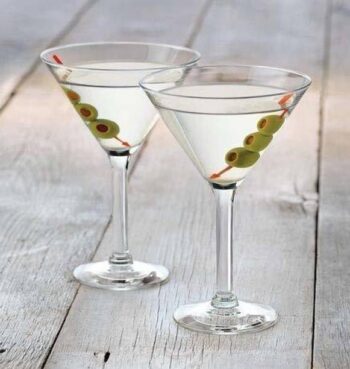 NAVPATH (Pack of 2) Margarita Martini Crystal Clear Gla...