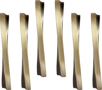 ATOM CH-550 | 6.7 Inches Zinc Cabinet Handle | Brass Antique Finish | Zinc Cabinet/Drawer Handle