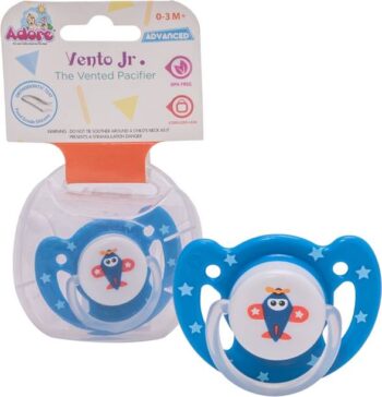 Adore Vento Jr Baby Pacifier- Orthodontic Design Soothe...