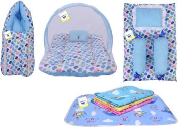 Toddylon Cotton Baby Bed Sized Bedding Set