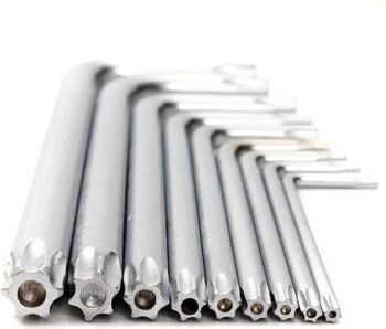 Inditrust new Torx 9 Piece Allenkey Set Chrome-Vanadium...