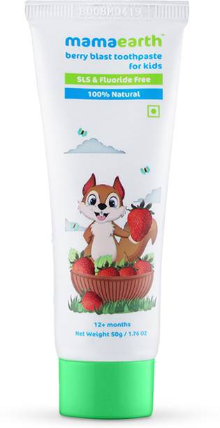 Mamaearth 100 Percent Natural Berry Blast Kids Toothpas...