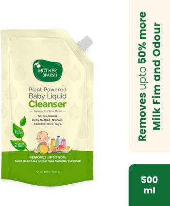 Mother Sparsh Natural Baby Liquid Cleanser (Powered by ...