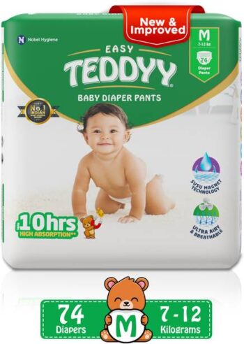 TEDDYY Easy Diaper Pants with Rash Protection and 3x Fa...