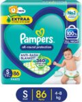 Pampers All Round Protection Diaper Pants, Anti Rash Bl...