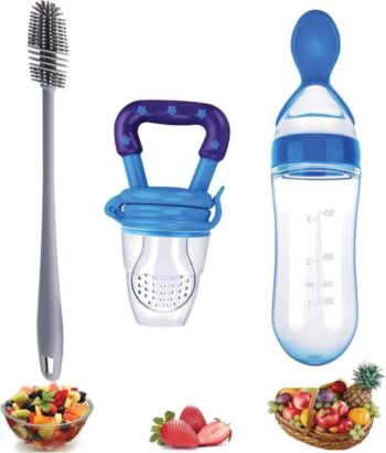 Wagwanfly Baby Pacifier Spoon Food Feeder Fruit Feeder ...