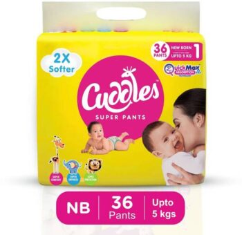 Cuddles - Super Pants Pant Style Diaper - New Born