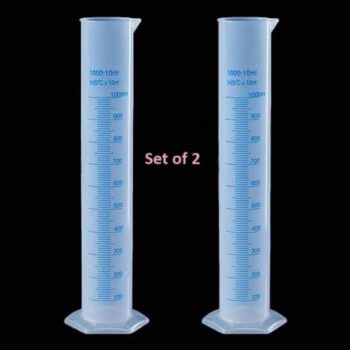 SBT Polypropylene Plastic Measuring Cylinder Transparen...