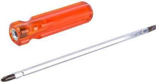 Trishul Two in One Screwdriver Stainless Steel Multitec Screw Driver R6150, For Industrial, 200MM 6inc...