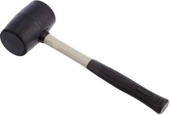 crafthub Rubber Mallet - Shock-Absorbing Fiberglass Han...