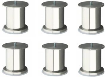 WSK SOFA LEG 50 MM / 3 Inch Hardware 6 Pcs Fixed Furnit...