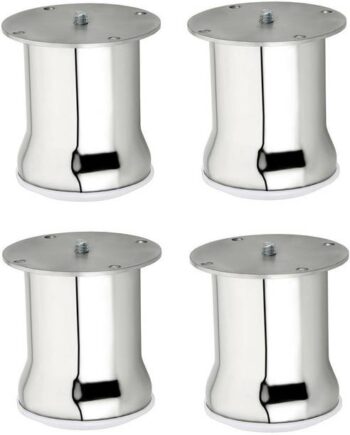 WSK Steel Chrome Golssy SOFA LEG 50 MM / 3 Inch Fixed F...