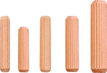 Bloomax Wooden Dowel Pins 06mm/40mm (Pack Of-500 Pcs) S...