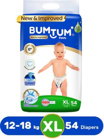 BUMTUM Baby Diaper Pants Double Layer Leakage Protectio...