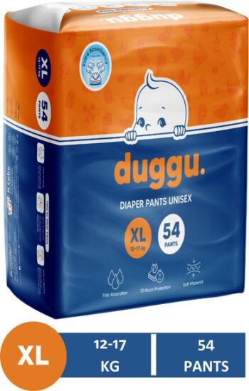Duggu Baby Diapers Pants | 12 - 17 Kg | Xtra Large | Pa...