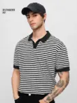 Jacquard Polo: Monochrome