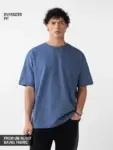 Oversized T-Shirt: Steel Blue