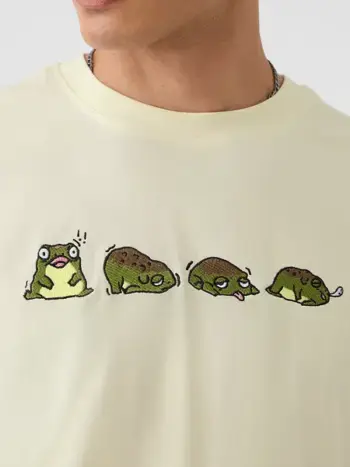Relaxed T-Shirt: Tired Frog