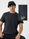 Korean T-Shirt: Charcoal