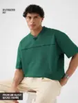 Varsity T-shirt: Emerald Green