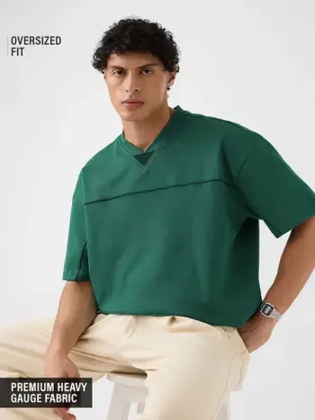 Varsity T-shirt: Emerald Green