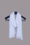 Chiffon Printed White Women Dupatta