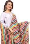 Chiffon Solid Beige Women Dupatta