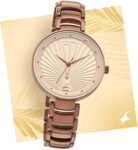 Ruffles Analog Beige Dial Women's Watch-6216QM01/NP6216QM01