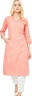 Women's Cotton Straight Fit Casual Kurta