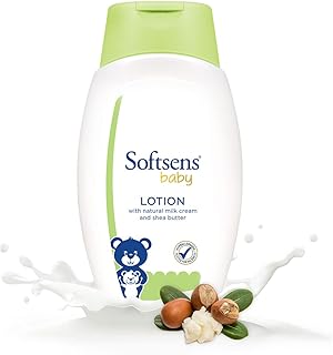 Softsens Baby Nourishing Lotion with Milk Cream & Shea Butter For Face & Body, Moisturizer for Kids 200ML (Pack of 1)