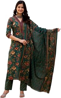 Cotton Blend Women Kurta Set