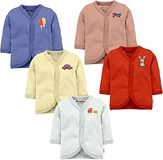 Baby Boy's & Baby Girl's Printed T-Shirt/Jhabla/Nightsuits with Assorted Prints- Multi-Pack