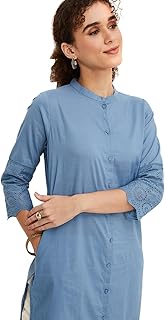 Women's Cotton Regular Fit Casual Kurta
