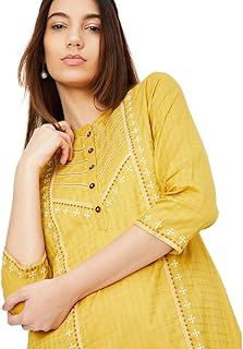Cotton Women's Regular A-Line Flared Kurta