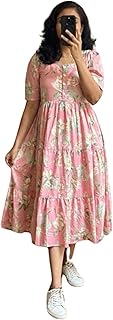 Rayon Knee Length Printed Anarkali Kurti for | Kurtas for Women | Straight Women Kurta | Round Neck Full Sleeves Short Kurti for Girl