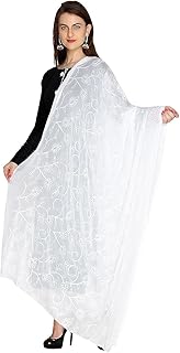 Women's Floral Chiffon Dupatta