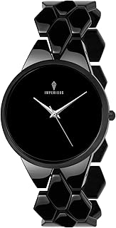 Analogue Women's Watch (Black Dial)