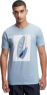 Men's’s Regular Graphic Round Neck Slim Fit T-Shirt | Stylish & Comtable | Casual Essential