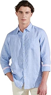 Men's Pure Linen Solid Casual Shirt (Regular Fit)