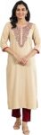 Women's Rayon Yoke Design Straight Kurta