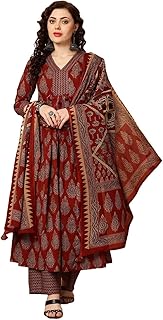 Women Printed Kurta and Pant Set with Dupatta