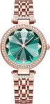Women Stainless Steel Watches Analog Rose Gold Band and Square Dial Women's Watch for Girls&Miss&Ladies Diamond Studded with Stylish Watches Waterproof
